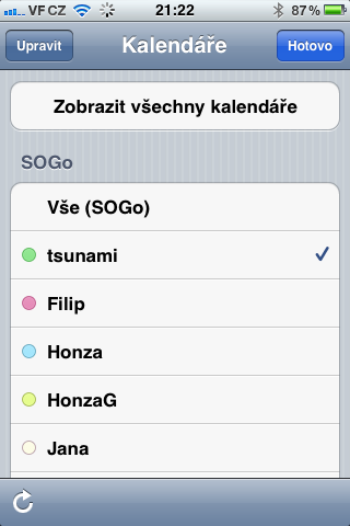 SOGo v iPhone